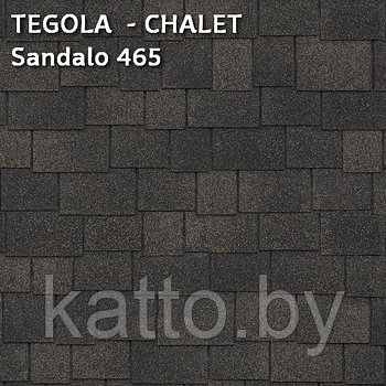 Битумная черепица TEGOLA, CHALET Sandalo 465