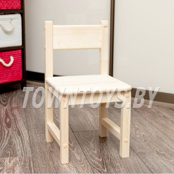 Детский столик и стульчик из массива арт. KSDN-70-50-27. Цвет натуральное дерево. - фото 7 - id-p164373744