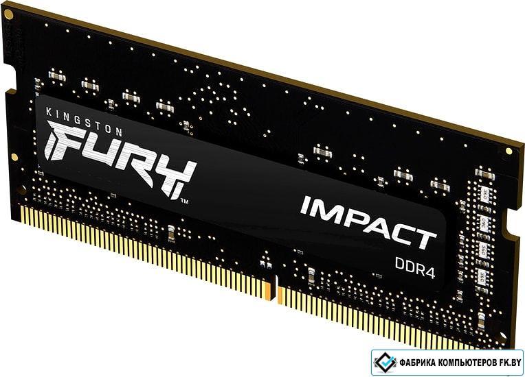 Оперативная память Kingston FURY Impact 16GB DDR4 SODIMM PC4-21300 KF426S16IB/16 - фото 1 - id-p164409274