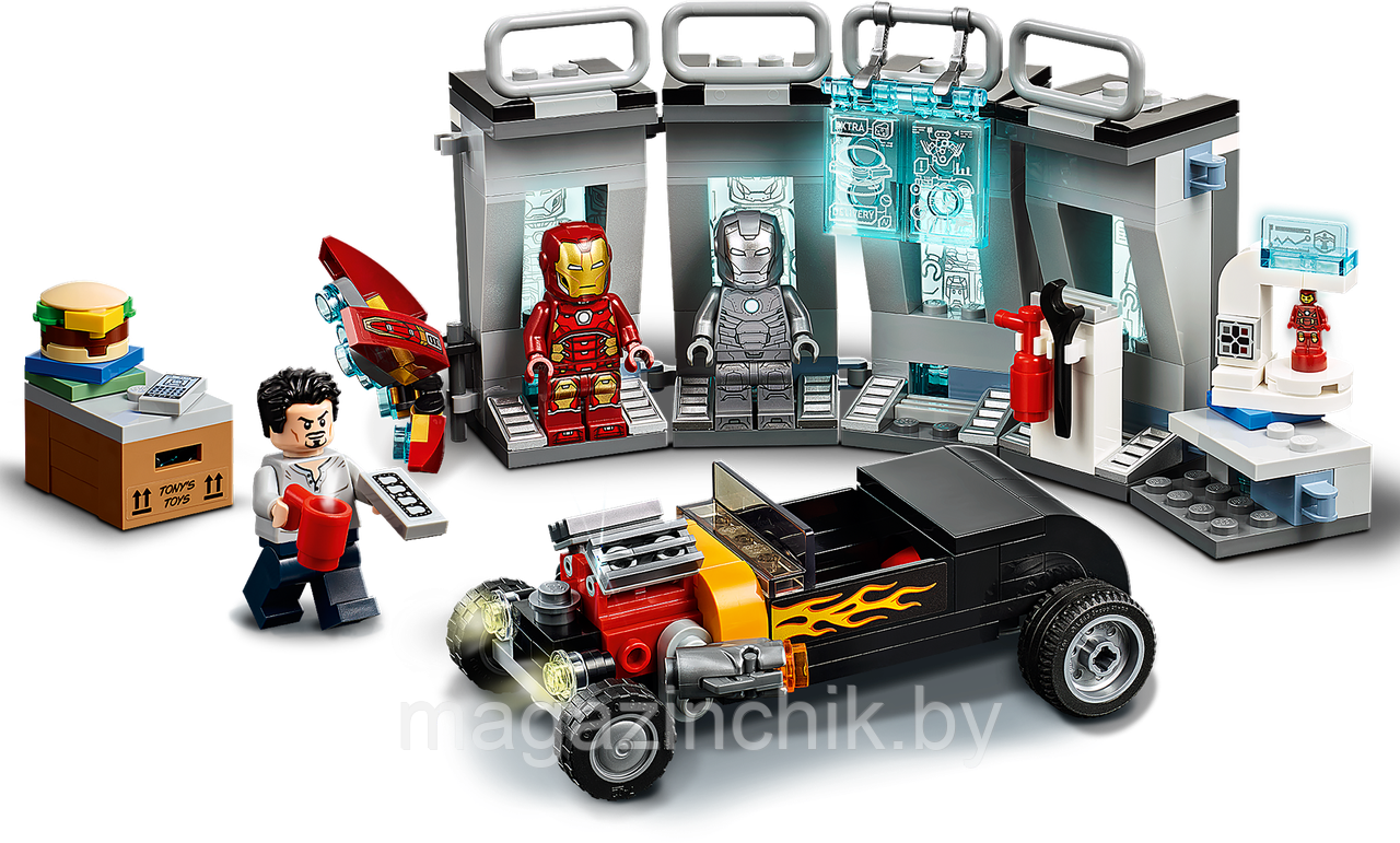 Конструктор Арсенал Железного человека Lari 11562 аналог LEGO Super Heroes 76167 - фото 4 - id-p164415263