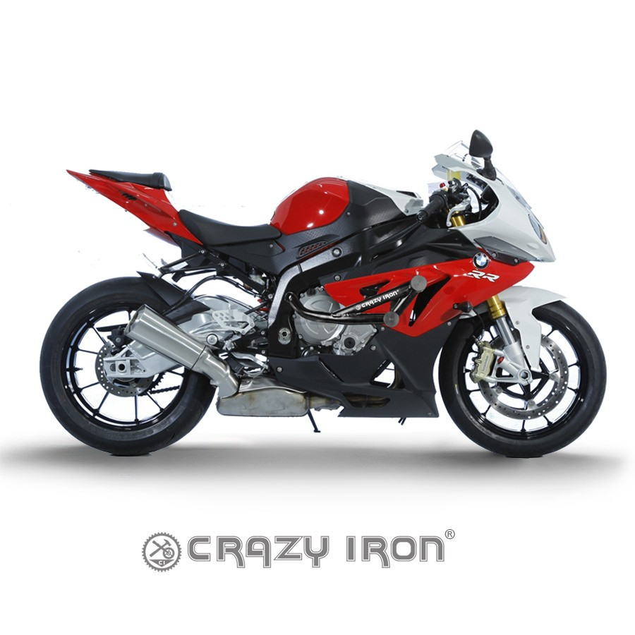 Защита RACE RAIL BMW S1000RR (K46) `12-`14, HP4 (K42) `11-`14 "CRAZY IRON" - фото 1 - id-p163902084