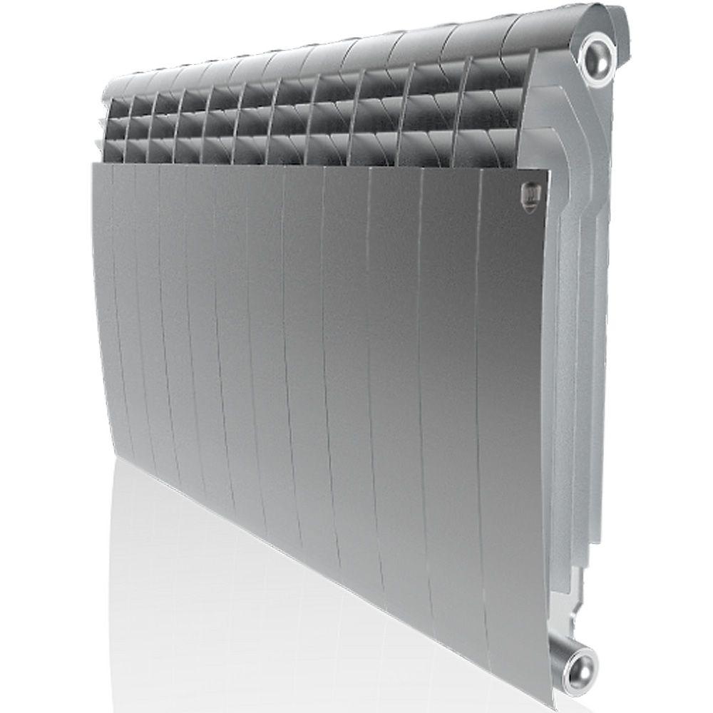 Радиатор биметаллический Royal Thermo BiLiner 500 Silver Satin (12 секций) - фото 1 - id-p164420131