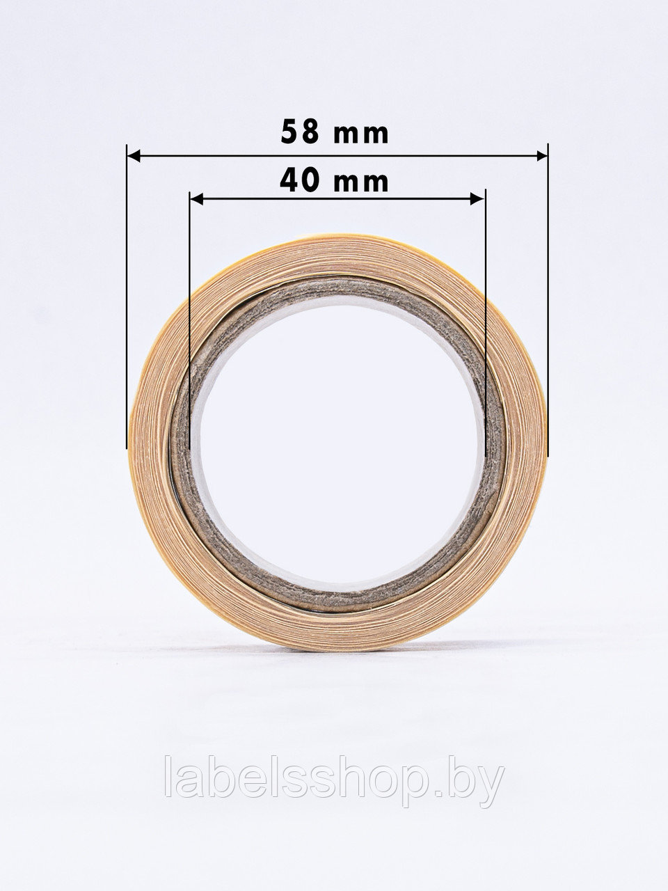 Круглые самоклеящиеся наклейки / этикетки в виде круга (D 20 мм), цвет желтый, 300 шт в ролике. - фото 5 - id-p164421252