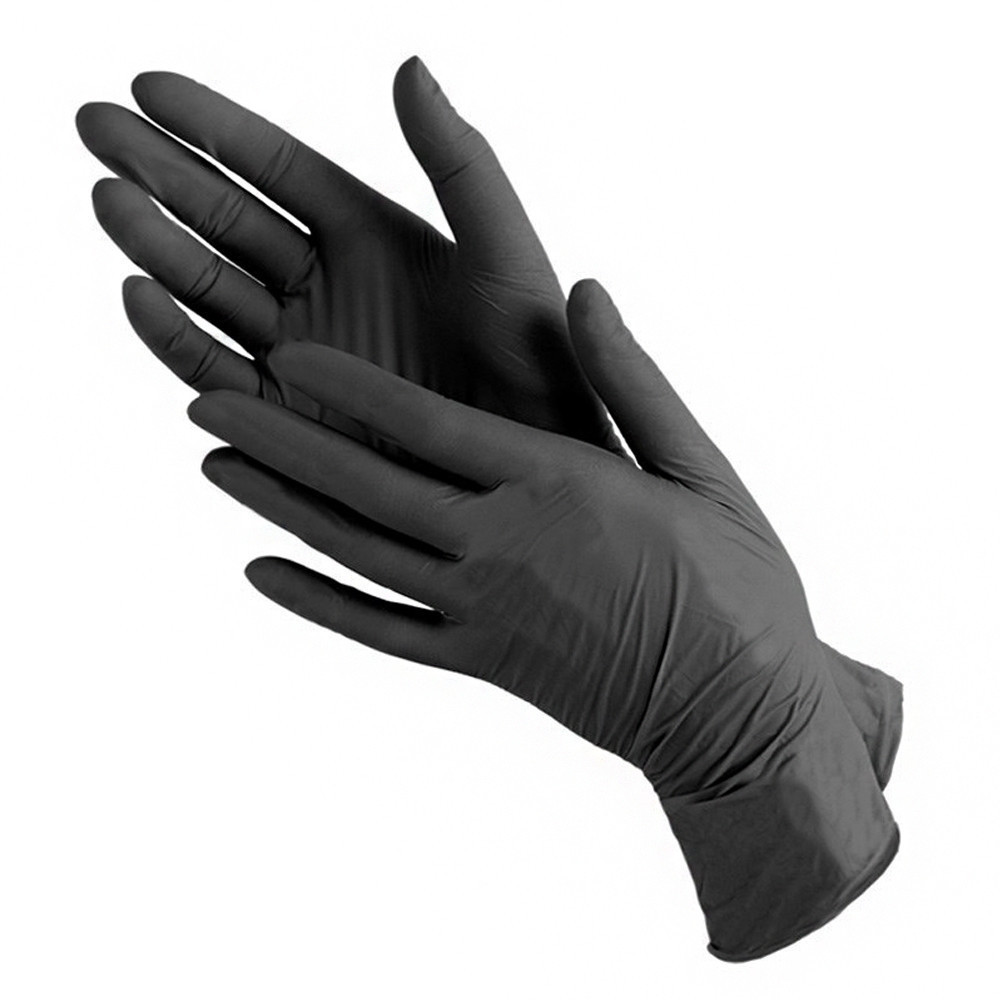 Перчатки нитрил/виниловые (Чёрные) Wally Plastic одноразовые размер ! РАБОТАЕМ БЕЗ НДС! - фото 2 - id-p164440751