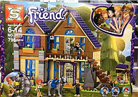 3020/11204 Конструктор Friends 2 в 1 "Дом Мии", 796 деталей, аналог LEGO 41369