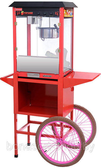 Аппарат для попкорна AIRHOT POP-6WС с тележкой - фото 1 - id-p164445846