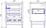 Печь хлебопекарная Восход ХПЭ-500 (нержавеющая сталь) в обрешетке, фото 2