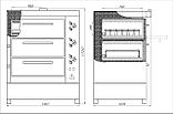 Печь хлебопекарная Восход ХПЭ-750/3 С (стеклянная дверь) в обрешетке, фото 2