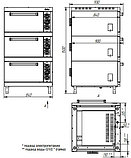 Шкаф жарочный Abat ШЖЭ-3К-2/1, фото 2