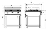 Жарочная поверхность Grill Master Ф2ПЖГ/800 (на подставке) (50008), фото 2