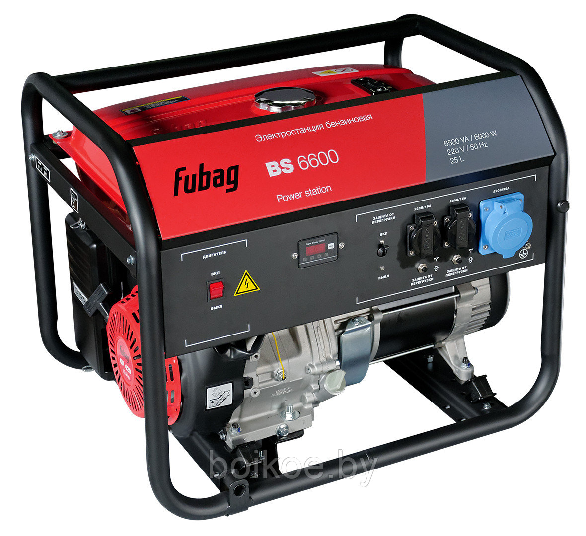 Генератор бензиновый FUBAG BS 6600 (6.5 кВА, 220В) - фото 1 - id-p164462400