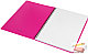 Тетрадь А4 OfficeSpace Neon, 60 листов, на гребне, обложка пластиковая, розовая, фото 4