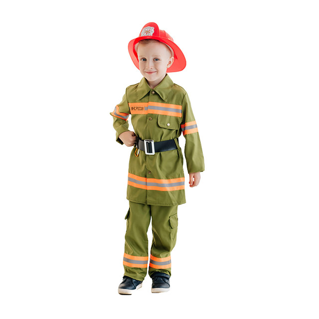 Карнавальный костюм Пожарный 7002 к-20 / Пуговка - фото 1 - id-p164465771