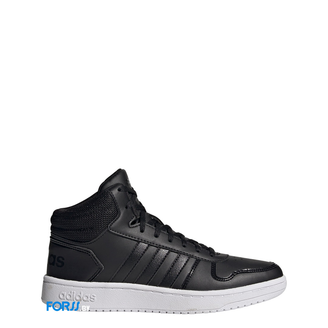 Кроссовки Adidas HOOPS 2.0 MID (Black-white)