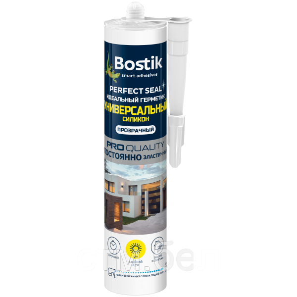 Герметик силиконовый BOSTIK Perfect Seal Универсальный прозрачный 280 ML - фото 1 - id-p125650008