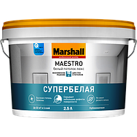Краска MARSHALL Maestro Белый Потолок Люкс 2,5л
