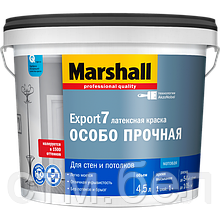 Краска MARSHALL Export-7 латексная ос.прочная 4,5л база для насыщ.тонов BC