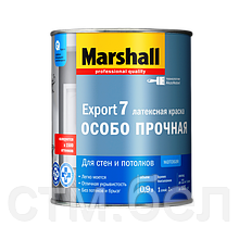 Краска MARSHALL Export-7 латексная ос.прочная 0.9л база для насыщ.тонов BC