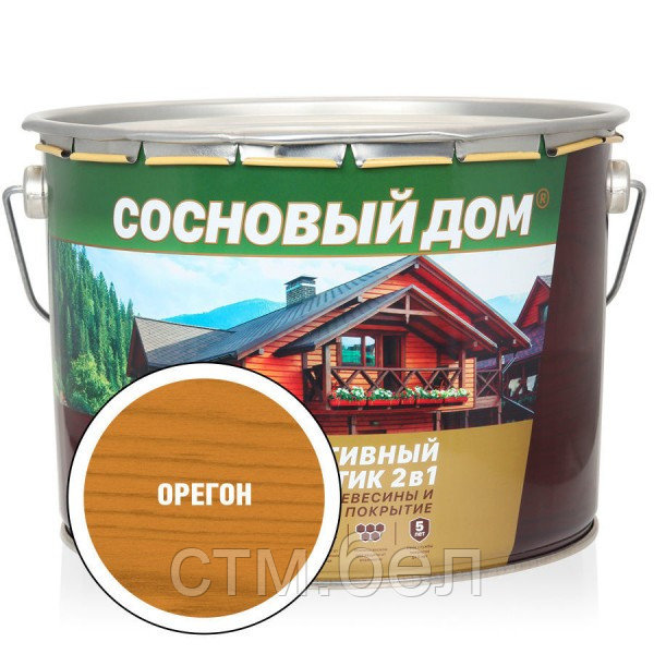 СОСНОВЫЙ ДОМ декор.-защитный состав (9л) орегон - фото 1 - id-p131632968