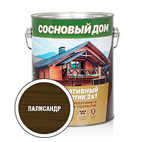 СОСНОВЫЙ ДОМ декор.-защитный состав (0,8л; 6шт) палисандр