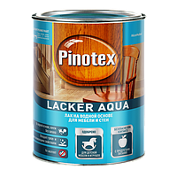 Лак для дерева на водной основе PINOTEX Lacker Aqua (пинотекс лакер аква) МАТОВЫЙ (10) 1л