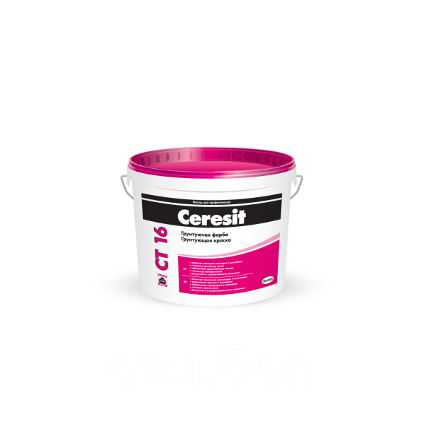 Ceresit СТ16 Грунтовка белая 5л 72шт