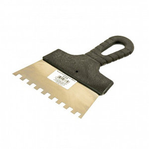 Шпатель фасадный зубчатый 150мм 6х6 (10шт/кор)