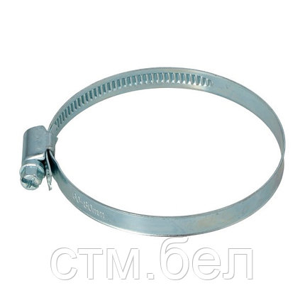 Хомут зажимной металлический 60-80мм 100шт, фото 2