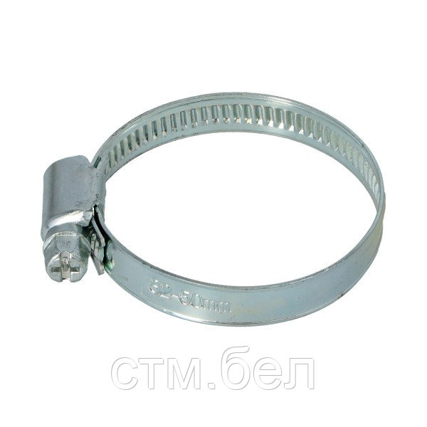 Хомут зажимной металлический 40-60мм 100шт