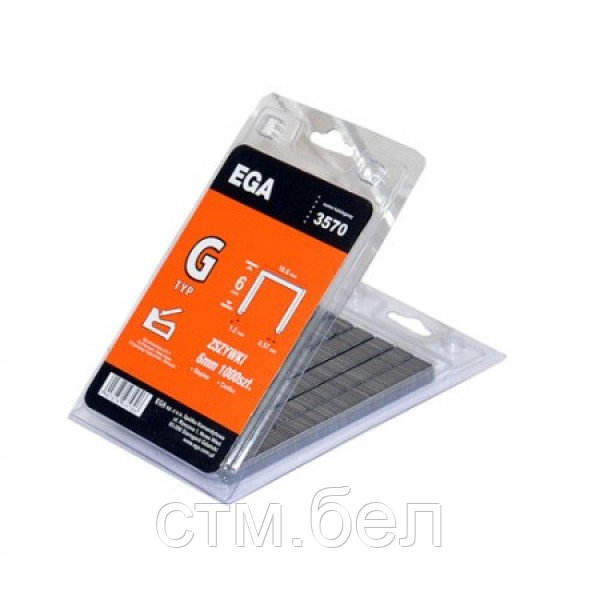 Скобы (тип G) 12мм 1000шт (100 уп. /кор.) *