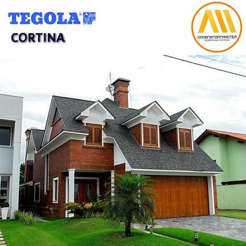 Битумная многослойная черепица TEGOLA CORTINA