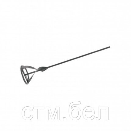 Венчик для миксера строительного для замеса лаков и красок (кругл.) 80х400мм 4-15кг, фото 2