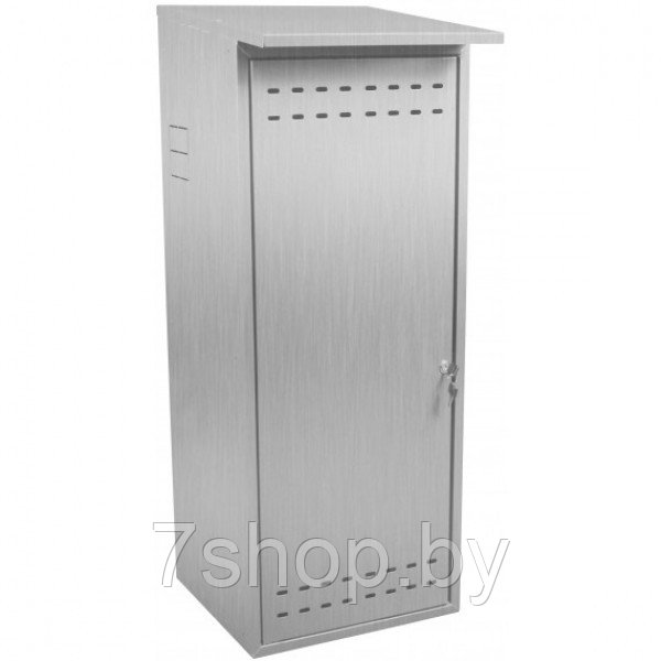 Шкаф для газового баллона ComfortProm оцинкованный, серый - фото 1 - id-p164493092