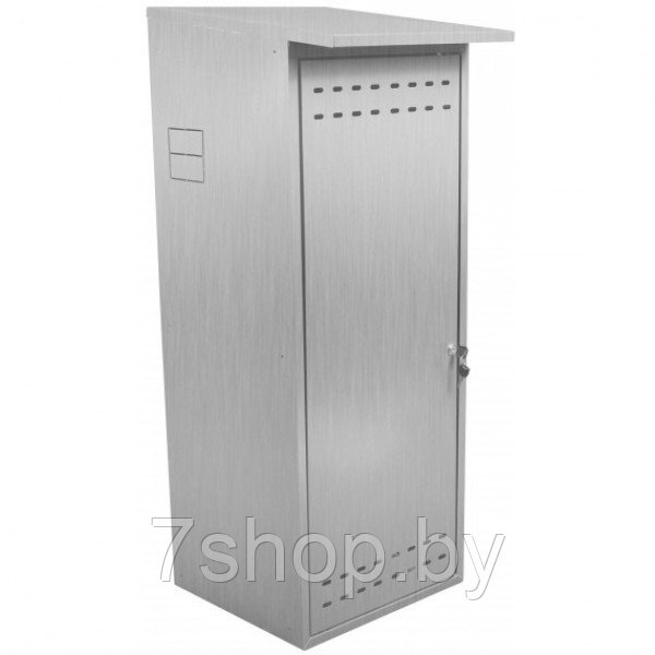 Шкаф для газового баллона ComfortProm оцинкованный, серый - фото 4 - id-p164493092
