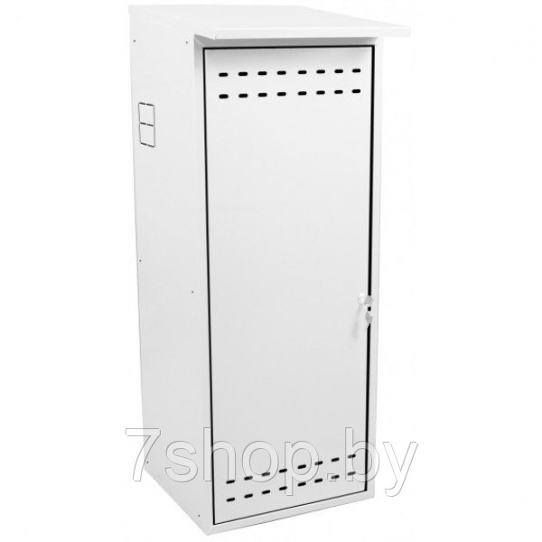 Шкаф для газового баллона ComfortProm оцинкованный, белый - фото 1 - id-p164493094
