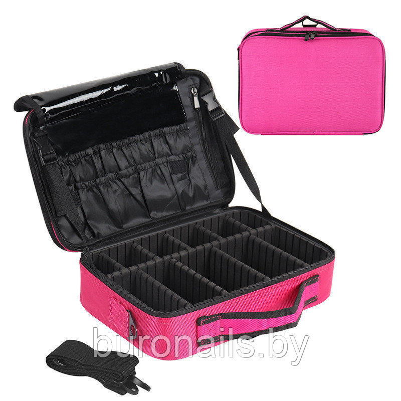 Сумка для косметики "TENDANCE", цвет розовый, размер 40 см - фото 2 - id-p164496836