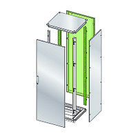 Крыша + дно щита ENUX 1200x500мм (ШxГ), RAL5020, IP55