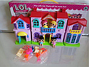 Детский игрушечный домик замок для кукол LOL Лол арт. 622А, кукольный игровой домик для детей девочек, фото 2