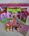 Детский игрушечный домик замок для кукол LOL Лол арт. 622А, кукольный игровой домик для детей девочек, фото 3