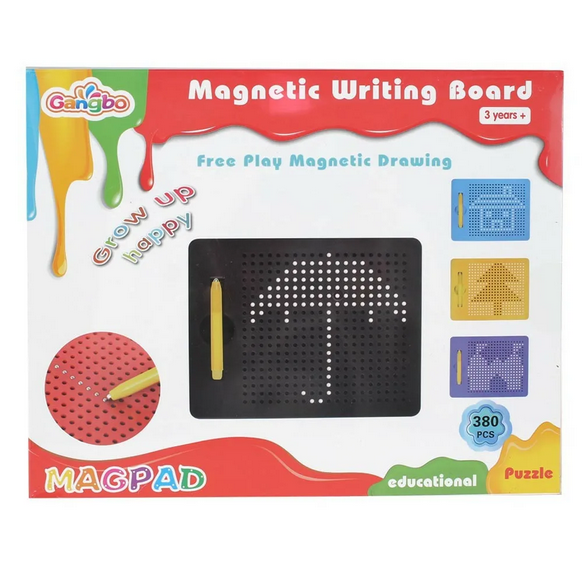 Детская магнитная доска для рисования планшет магнитный пазл hh-187, магнитное рисование шариками - фото 2 - id-p164511152