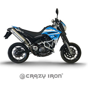 Клетка PRO YAMAHA XT660X, XT660R `04-`14 "CRAZY IRON"