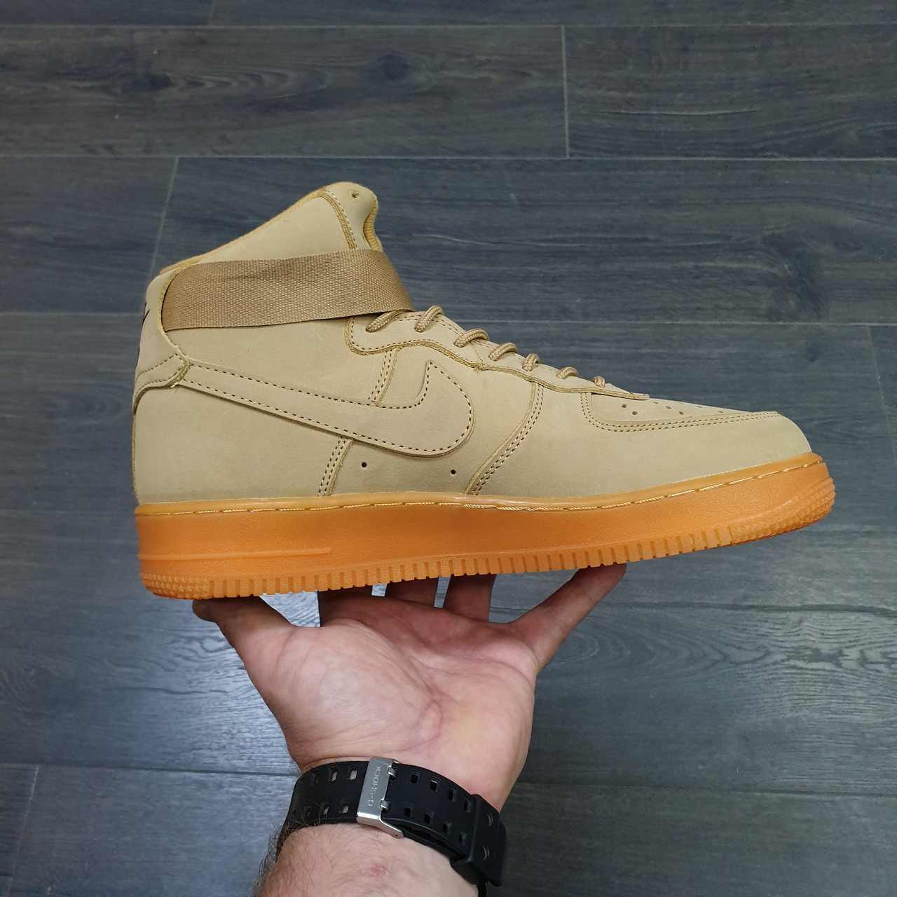 Кроссовки Nike Air Force 1 High Brown - фото 2 - id-p133157908