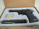 Пистолет игрушечный пневматический металлический Airsoft Gun С.18+, фото 3