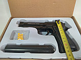 Пистолет игрушечный пневматический металлический Airsoft Gun С.18+, фото 5