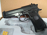 Пистолет игрушечный пневматический металлический Airsoft Gun С.18+, фото 2