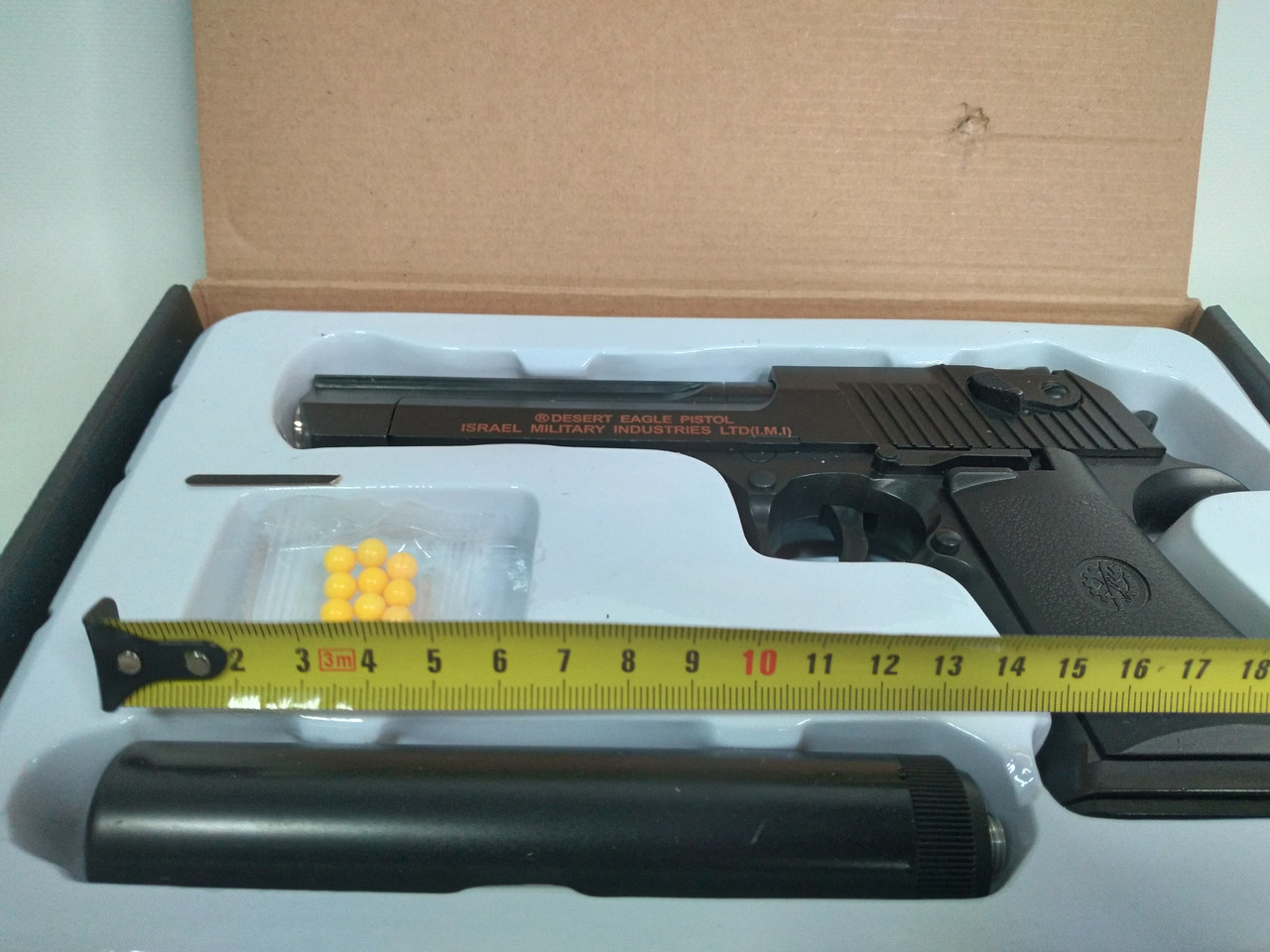 Пистолет игрушечный пневматический металлический Airsoft Gun С.20+ - фото 5 - id-p164515728