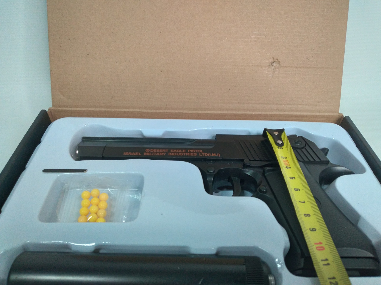Пистолет игрушечный пневматический металлический Airsoft Gun С.20+ - фото 4 - id-p164515728