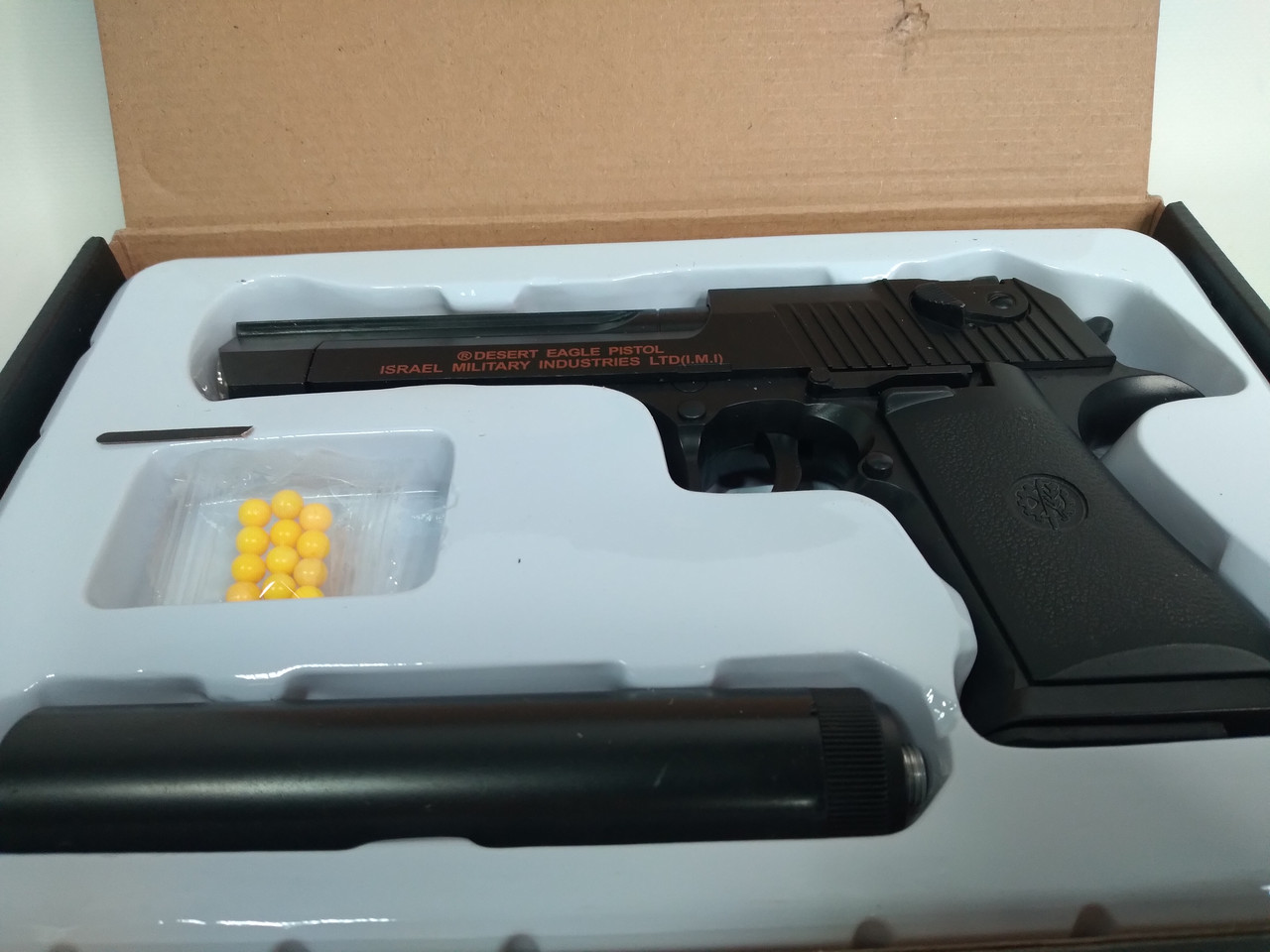 Пистолет игрушечный пневматический металлический Airsoft Gun С.20+ - фото 3 - id-p164515728