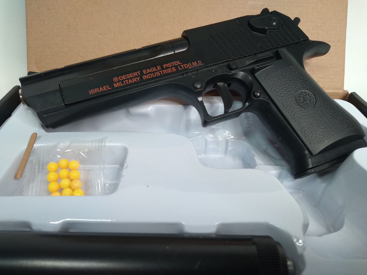 Пистолет игрушечный пневматический металлический Airsoft Gun С.20+ - фото 2 - id-p164515728