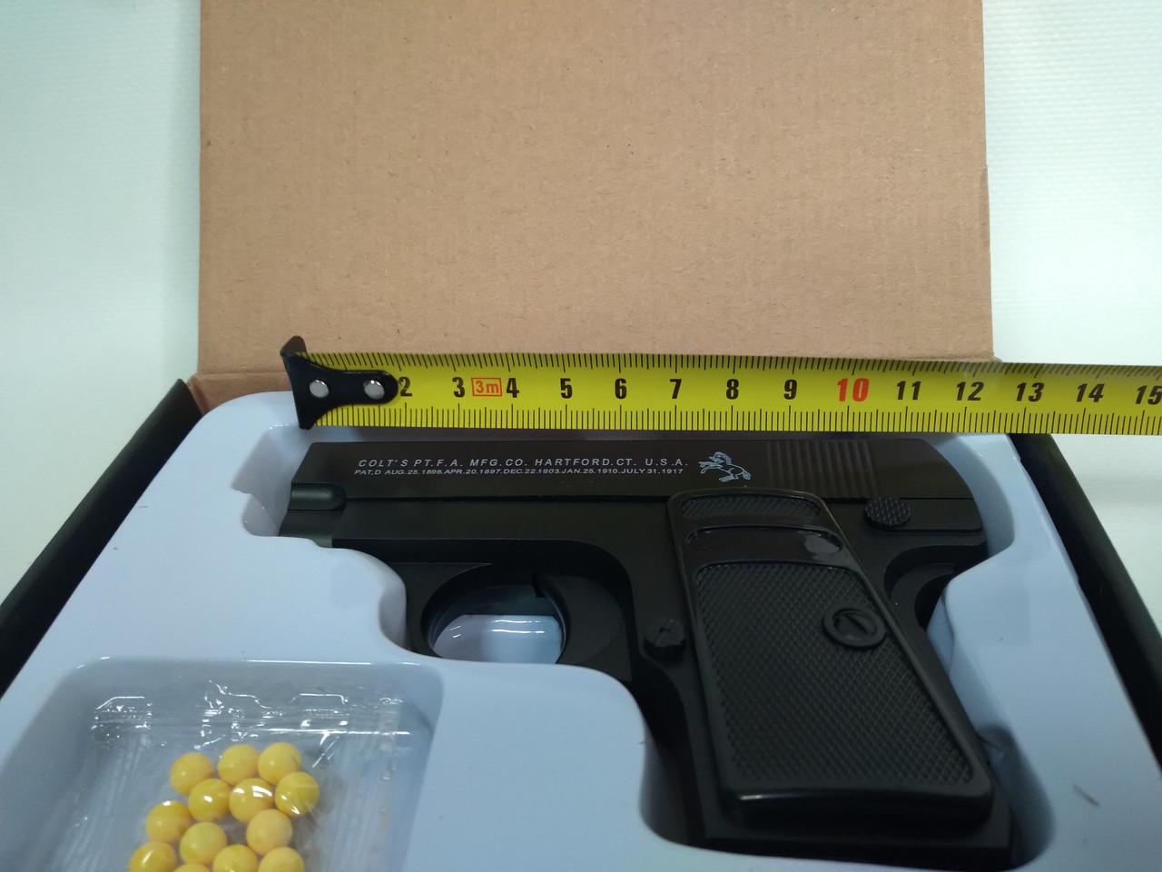 Пистолет игрушечный пневматический металлический Airsoft Gun С.11 - фото 4 - id-p164515769